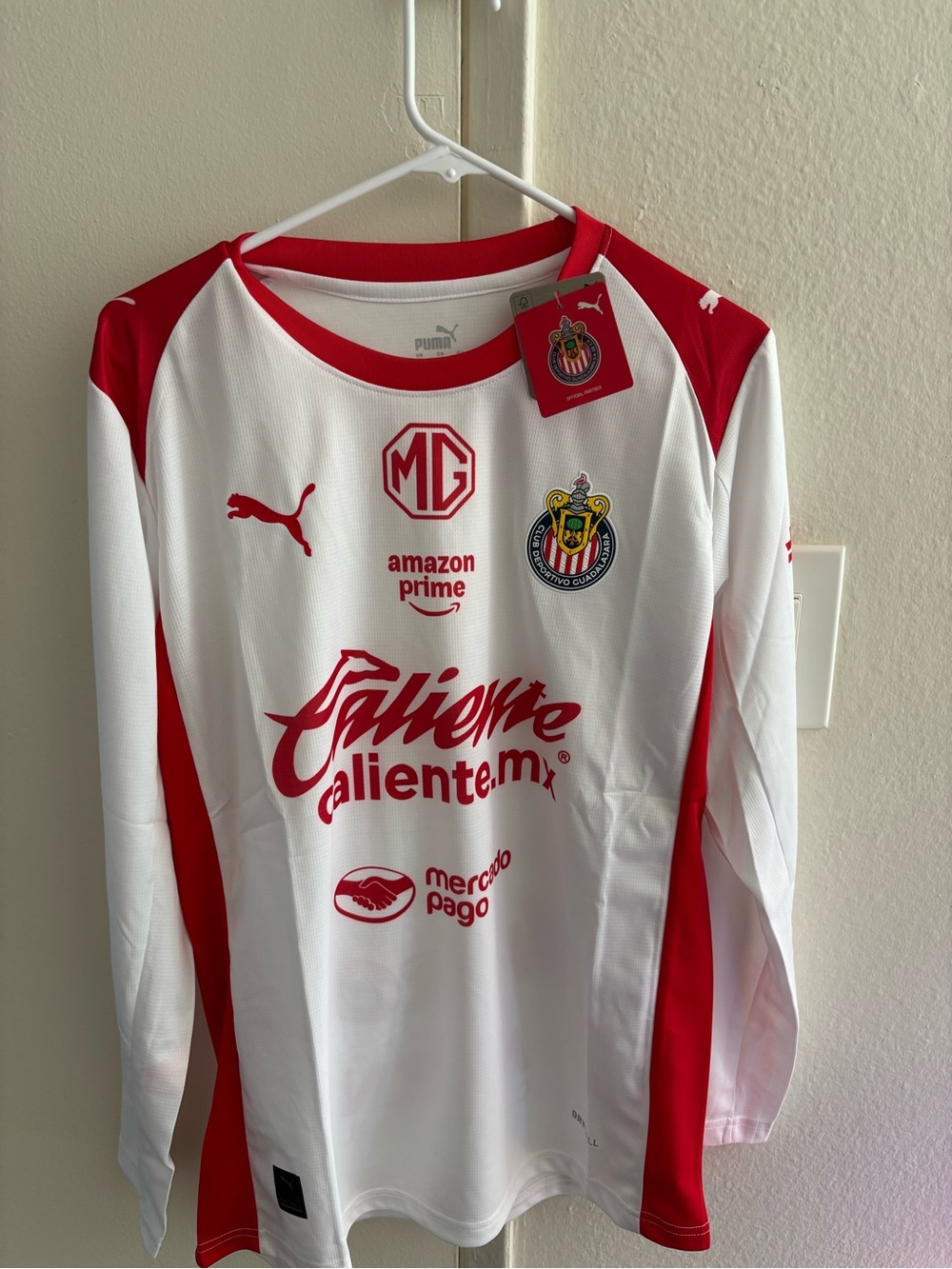 Puma Chivas Away Long-Sleeve Soccer Jersey
